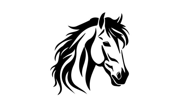 horse head silhouette