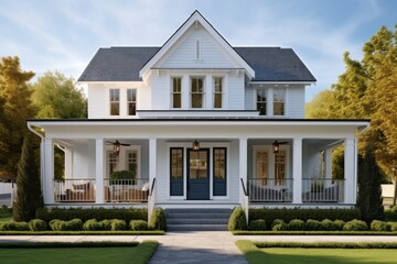 Exterior of a classic American home