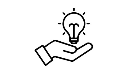 hand drawing light bulb on whiteboard