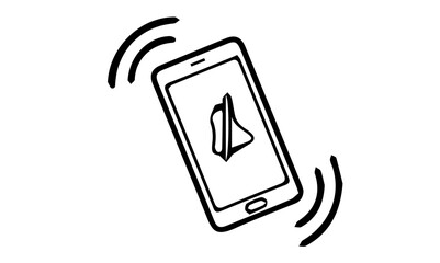 mobile phone icon - Mobile Silent Images