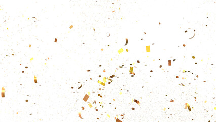 Golden Confetti Explosion