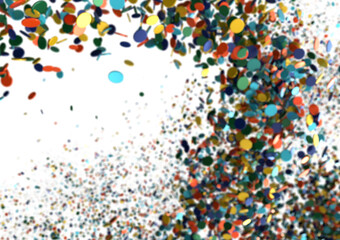 Colorful Confetti Explosion