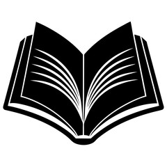 open book vector illustration