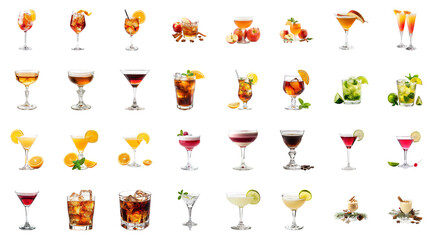 Assorted Cocktails Premium Drink Menu