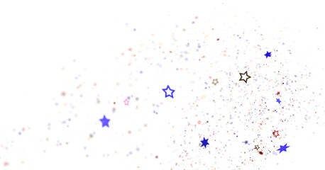 Abstract Colorful Confetti Explosion