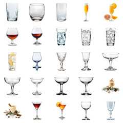 Elegant Cocktail Glassware Collection