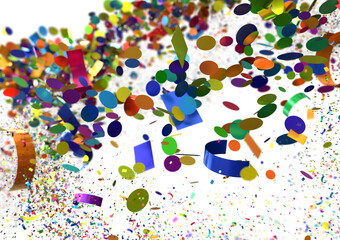 Colorful Confetti Explosion