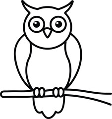 owl on branch