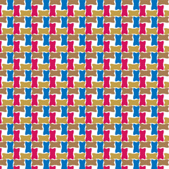 Abstract vector pattern 22 for wrapper design, packaging or printing on textiles, clothes