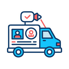 Verified Mobile Identity: Secure Authentication with a Vehicle Van Icon