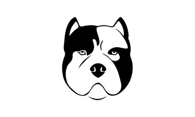 vector illustration of a dog
