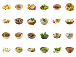 Variety of Delicious Food Dishes