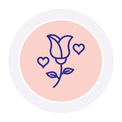 Rose vector, pixel perfect, illustrator file 
