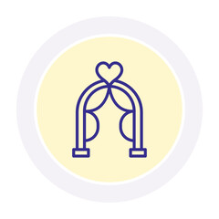 Wedding Arch vector, pixel perfect, illustrator file 
