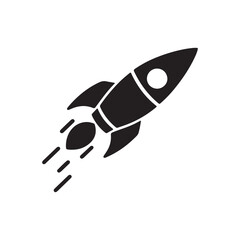 Rocket Icon - Space Exploration Minimal Design