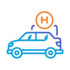 Car Parking Location Vector Icon, Healthcare Facility, Medical Assistance Point