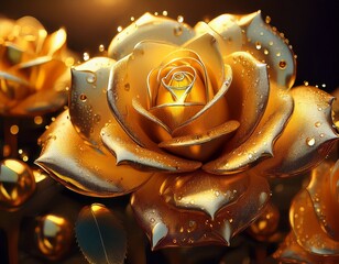 Rosen im Morgentau