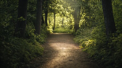 Obraz premium road in the woods