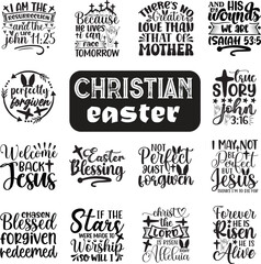Fototapeta premium christian easter bundle