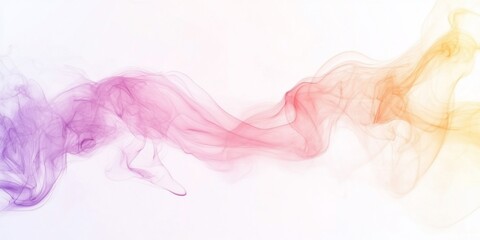 Naklejka premium Colorful Smoke Swirls