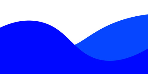 Separator, header, modern wave divider shape vector illustration