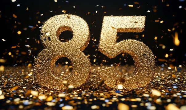 Glittering Celebration of 85th Anniversary with Shimmer and Sparkles