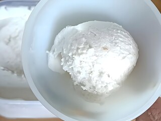 Refreshingly sweet and creamy lychee ice cream made with real fruit – perfect for summer or tropical dessert lovers.