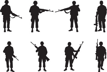 American Soldier Silhouette SVG | Military Clipart Vector

Saluting Soldier SVG | Patriotic Army Silhouette Design

U.S. Army Soldier Vector | Memorial Day SVG Cut File

Military Hero Silhouette | Vet