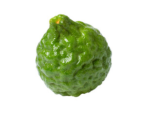 Bergamot on white background