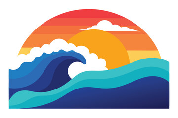 a-large-ocean-wave-rolling-toward-the-shore--with-.eps