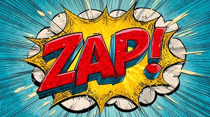 Fototapeta premium Comic book explosion sound effect