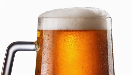mug of beer isolated on transparent background