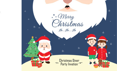 Invitations Happy New Year And Christmas