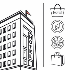 vector illustration of a city