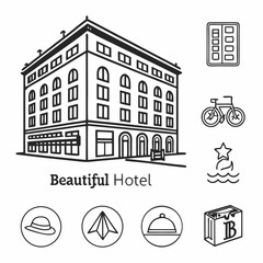 vector illustration of a city