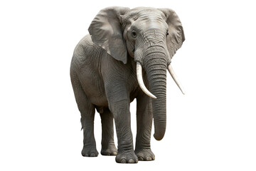 Obraz premium African elephant isolated on white background png