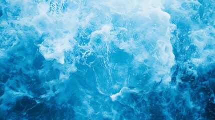 Obraz premium Light blue abstract background with gentle waves and subtle glow