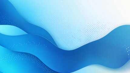 "Abstract bright gradient blue wallpaper with halftone dotted minimal design background. Illustration vector