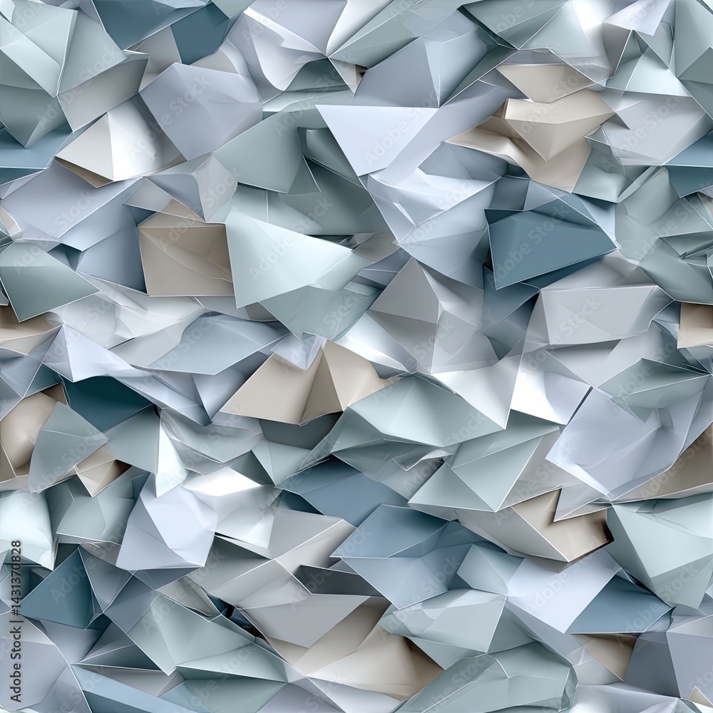 Poster this low-poly background showcases a unique arrangement of gray triangles, perfect for minimalistic 