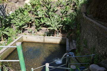 Bewässerung auf Santo Antão in Kap Verde