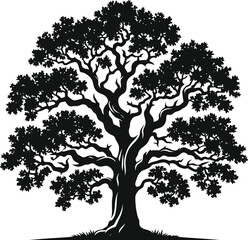 tree silhouette vector