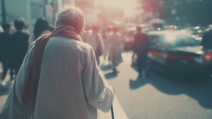 高齢の日本人女性