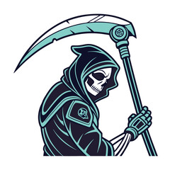 Oni Samurai – The Demon of War Vector design 