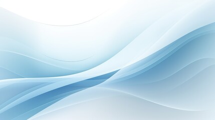 Fototapeta premium Abstract light blue background vector presentation design template with white empty space, smooth waves and soft lines for modern concept background 