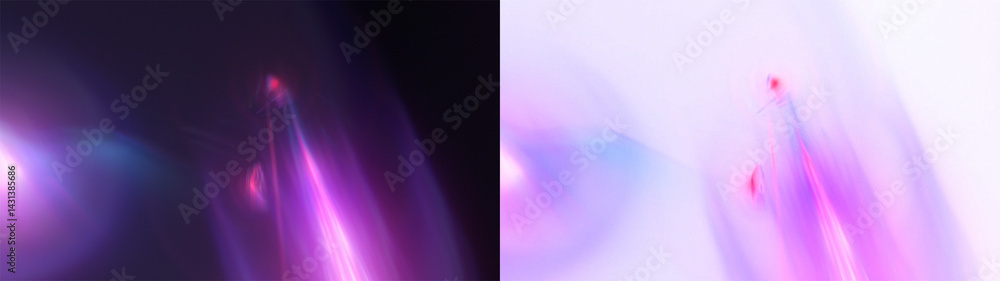 Poster light burst prism overlay: abstract background with a sudden burst of light and a dynamic prism effe