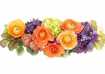 Fototapeta premium Colorful flower arrangement