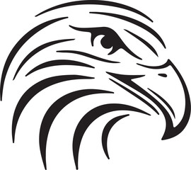 Eagle head simple icon. Vector ICON all icon Viktor.