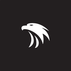 Eagle head simple icon. Vector ICON all icon Viktor.