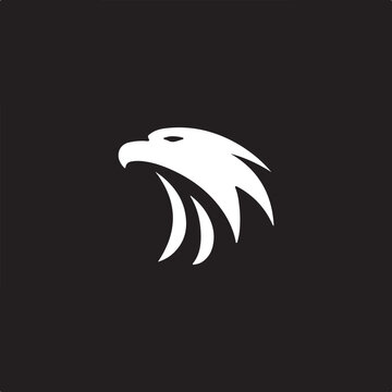Eagle head simple icon. Vector ICON all icon Viktor.