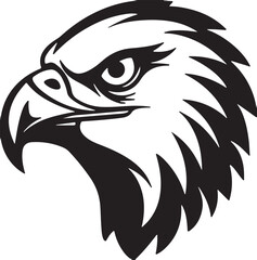 Eagle head simple icon. Vector ICON all icon Viktor.